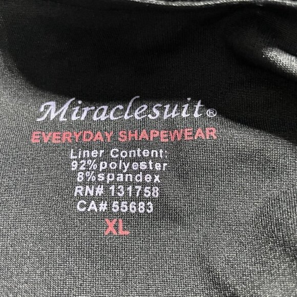 Miraclesuit Size XL  Top Blouse Slimming Flattering Faux Wrap Everyday Shapewear - Picture 5 of 6